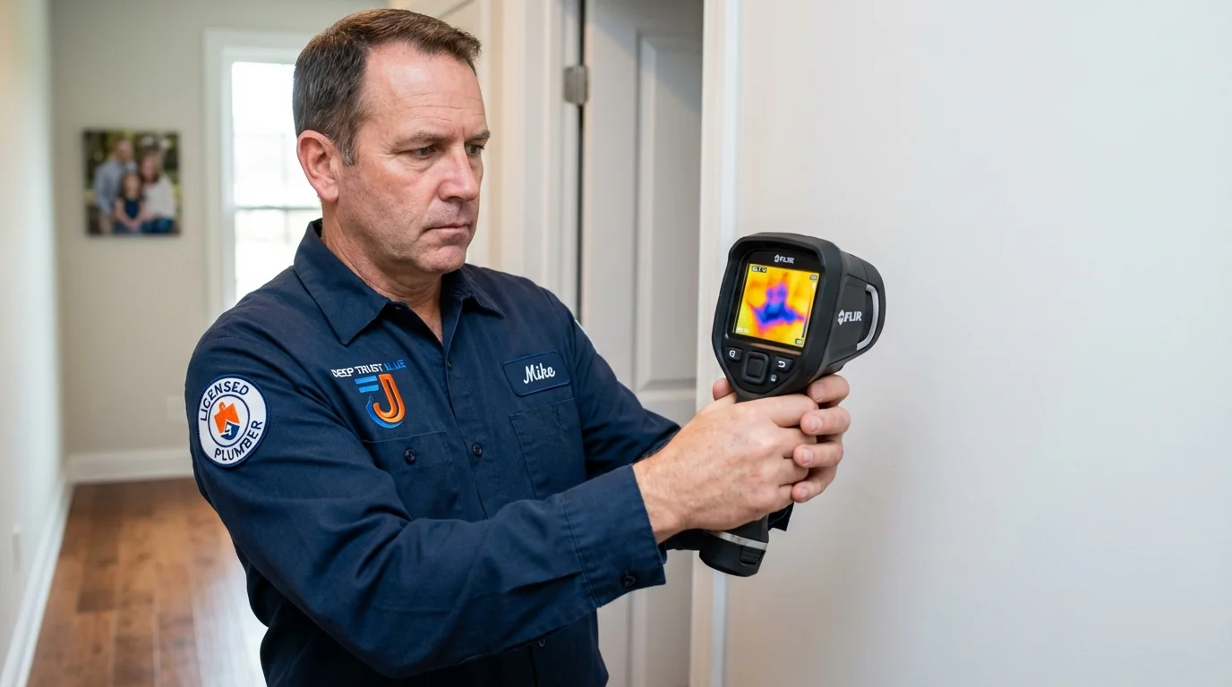 Thermal imaging leak detection by Johns Plumbing LLC in Parsippany
